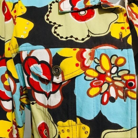 Gaudy Couture light weight Denim Jacket - Picture 3 of 5